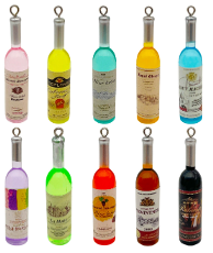 Mini Wine Bottle Charms