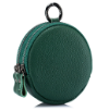 New Arrival Genuine Leather Round Coin Purse - Double Zipper