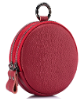 New Arrival Genuine Leather Round Coin Purse - Double Zipper