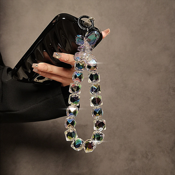 Crystal Bead Phone Strap Charm Pendant Bracelet