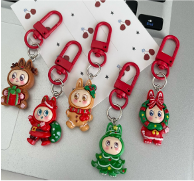 Holiday Cartoon Key Chain