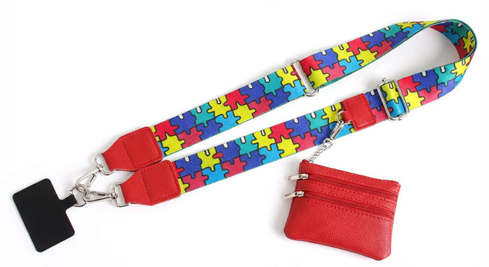Autism Awareness Mobile Phone Strap