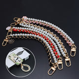 Flower Pearl Beached Wrist Phone Strap