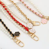 Flower Pearl Beached Wrist Phone Strap