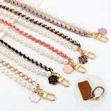 Flower Pearl Beached Wrist Phone Strap